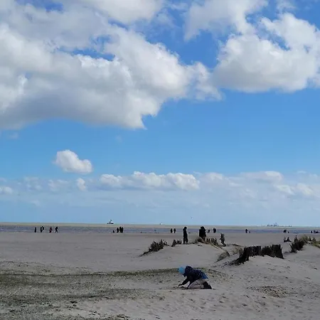 Haus Sonnenblick - Strandnaehe, Schillig, Inklusive Bettwaesche & Handtuecher * شيلينغ